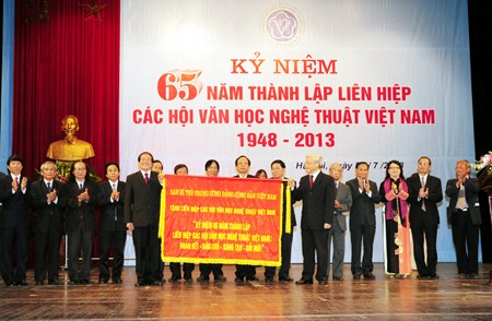 Liên hiệp các Hội Văn học nghệ thuật Việt Nam kỷ niệm 65 năm ngày thành lập